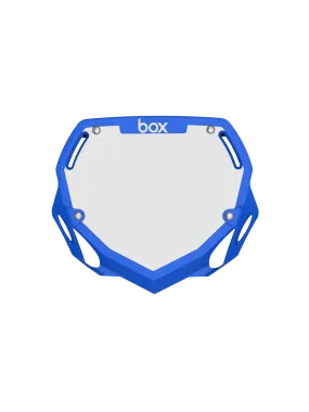 Box Two Number Plate Blue